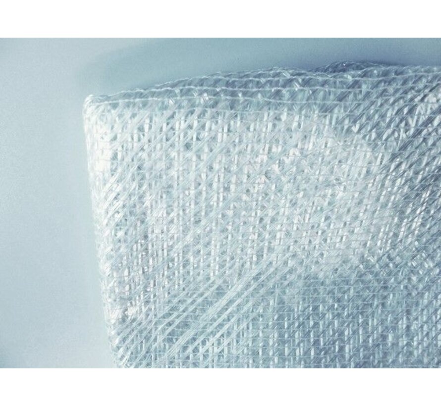 Triaxial glass fibre fabric