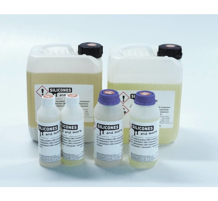 Polyurethane casting system D80 Set