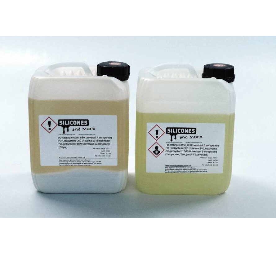 Polyurethane casting system D80 Set