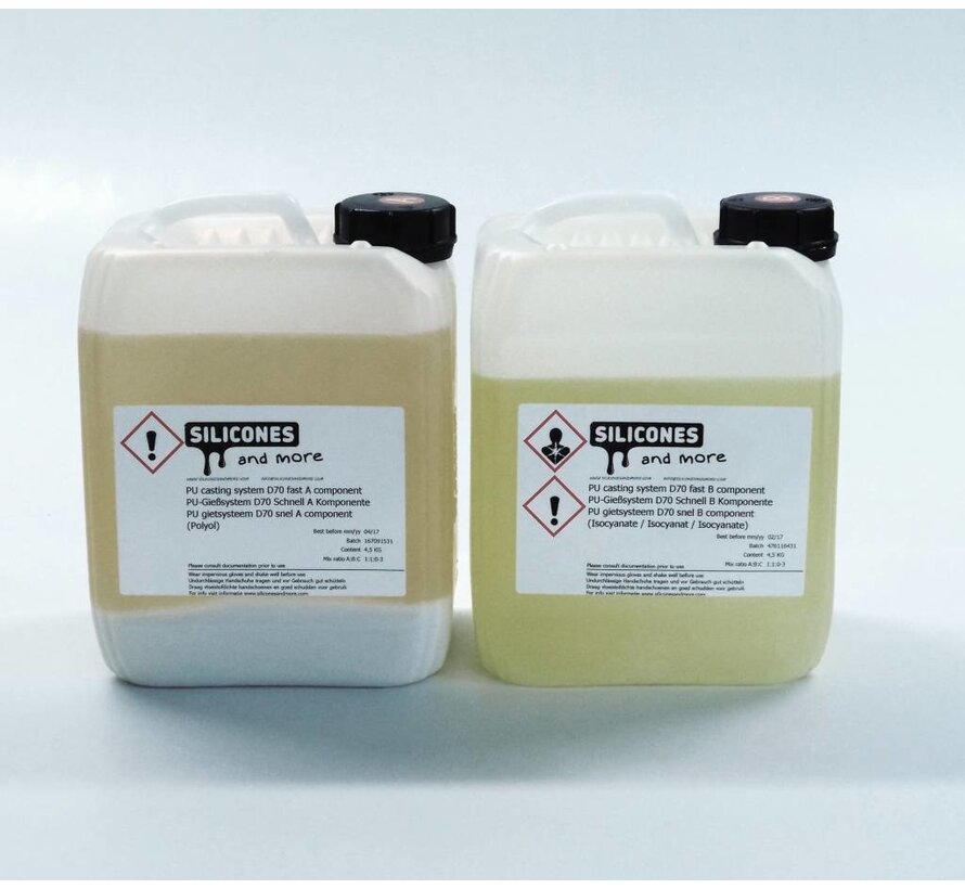 Polyurethane casting system D70 Quick Set