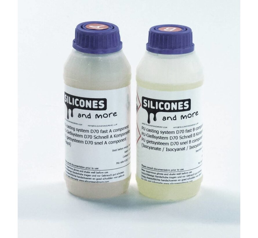 Polyurethaan Gietsysteem D70 Snel Set