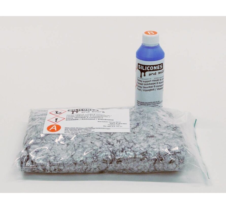 Epoxy steunkap Carbon Set