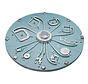 HTV silicone Disk Blue
