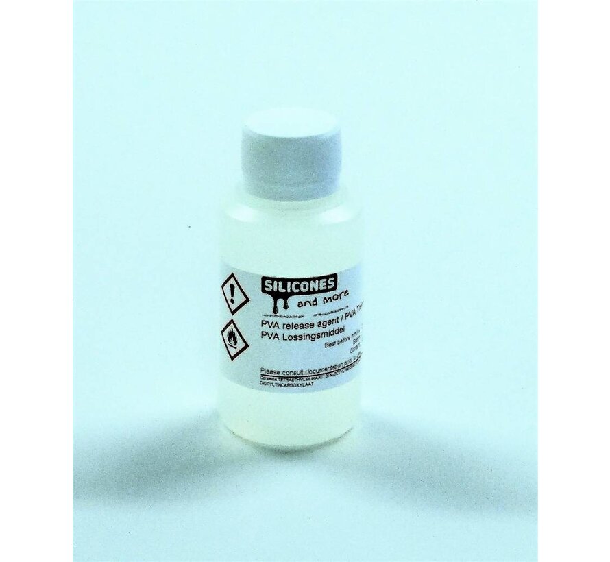Polyvinyl Alcohol lossingsmiddel voor additie verhardende siliconen