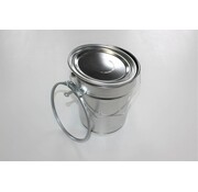 Conical aluminium can, 5 liter content.
