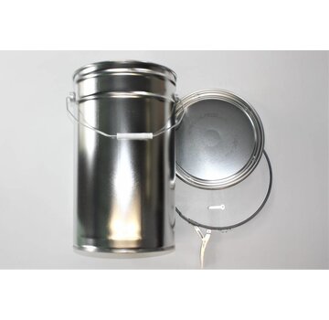 Conisch Vertind plaatstaal blik, 25 Liter inhoud.