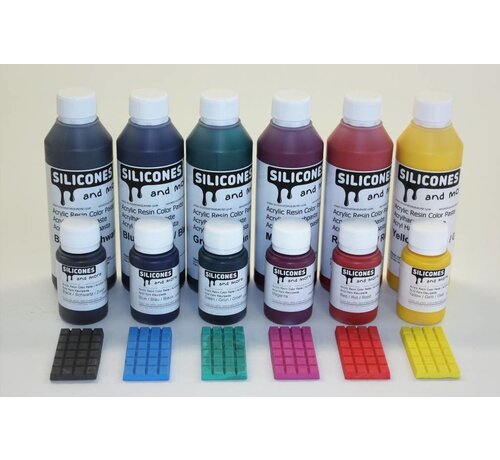 Color paste for acrylic resin