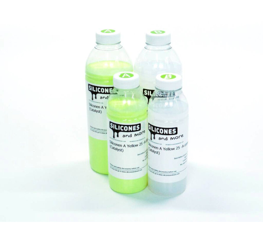 Siliconen Additie Yellow 25 Set (Gemiddeld hard)