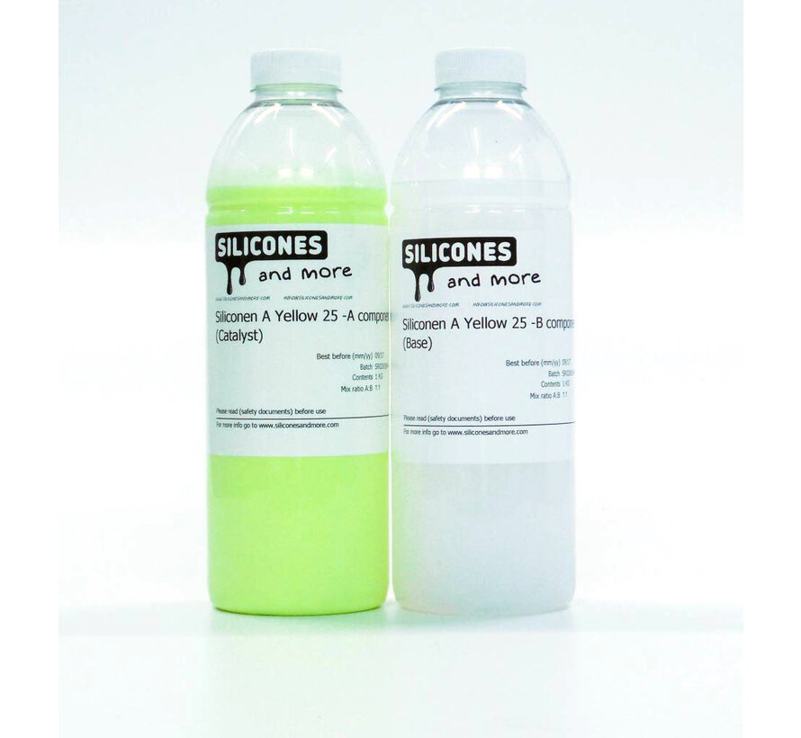 Siliconen Additie Yellow 25 Set (Gemiddeld hard)