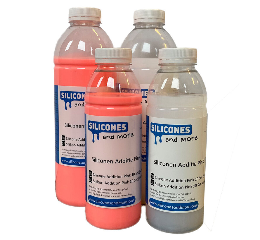 Silicone Addition Pink 10 Set (Soft)