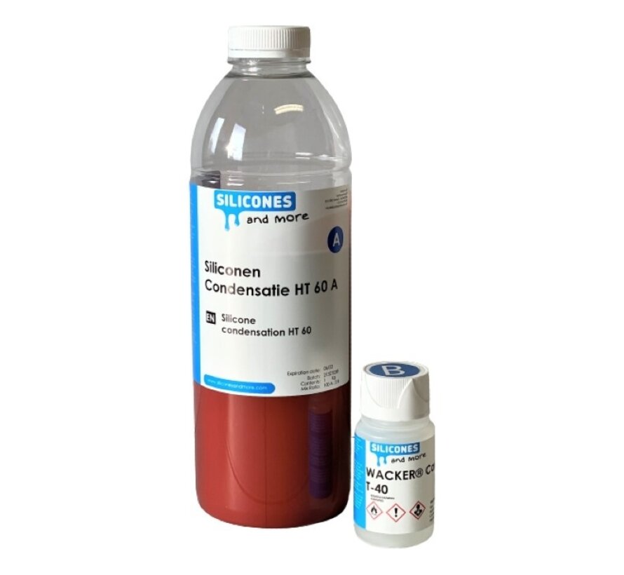 Silicone condensation HT 60 Set Wacker 4470 + T 40 Set