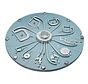 HTV silicone Disk Blue