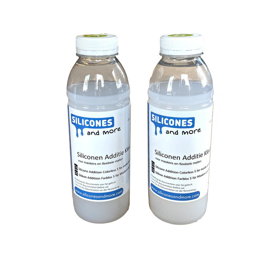Silikon Addition Farblos 5 für Masken und weiche Formen