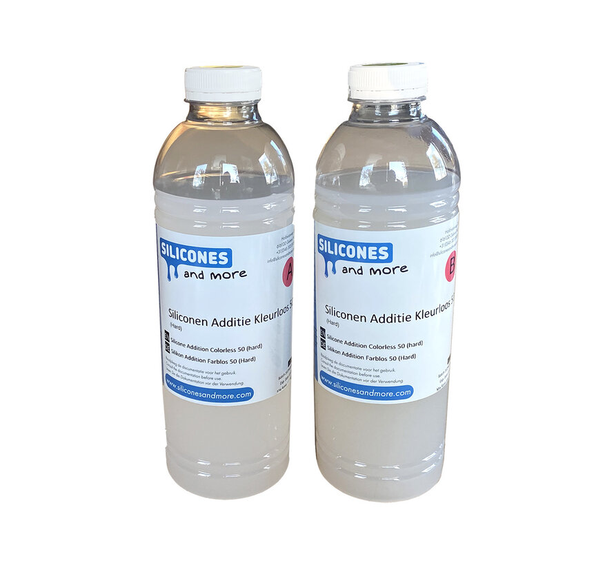 Silikon Addition Farblos 50 (Hart)