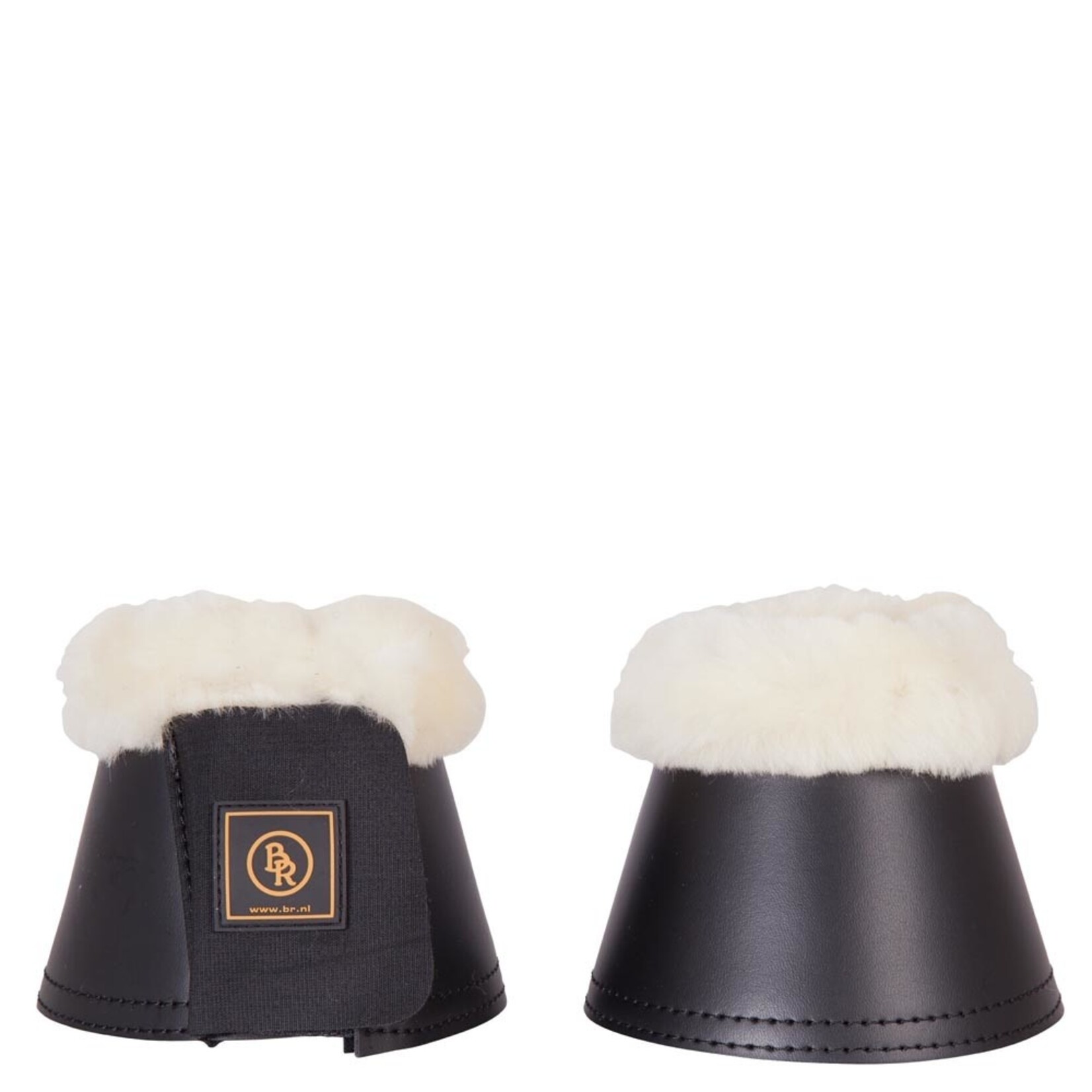 BR BR Springschoenen sheepskin zwart