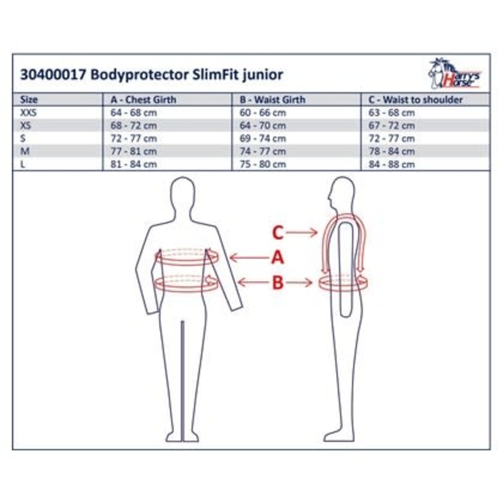 Harry's Horse Harry's Horse bodyprotector Slim Fit Junior