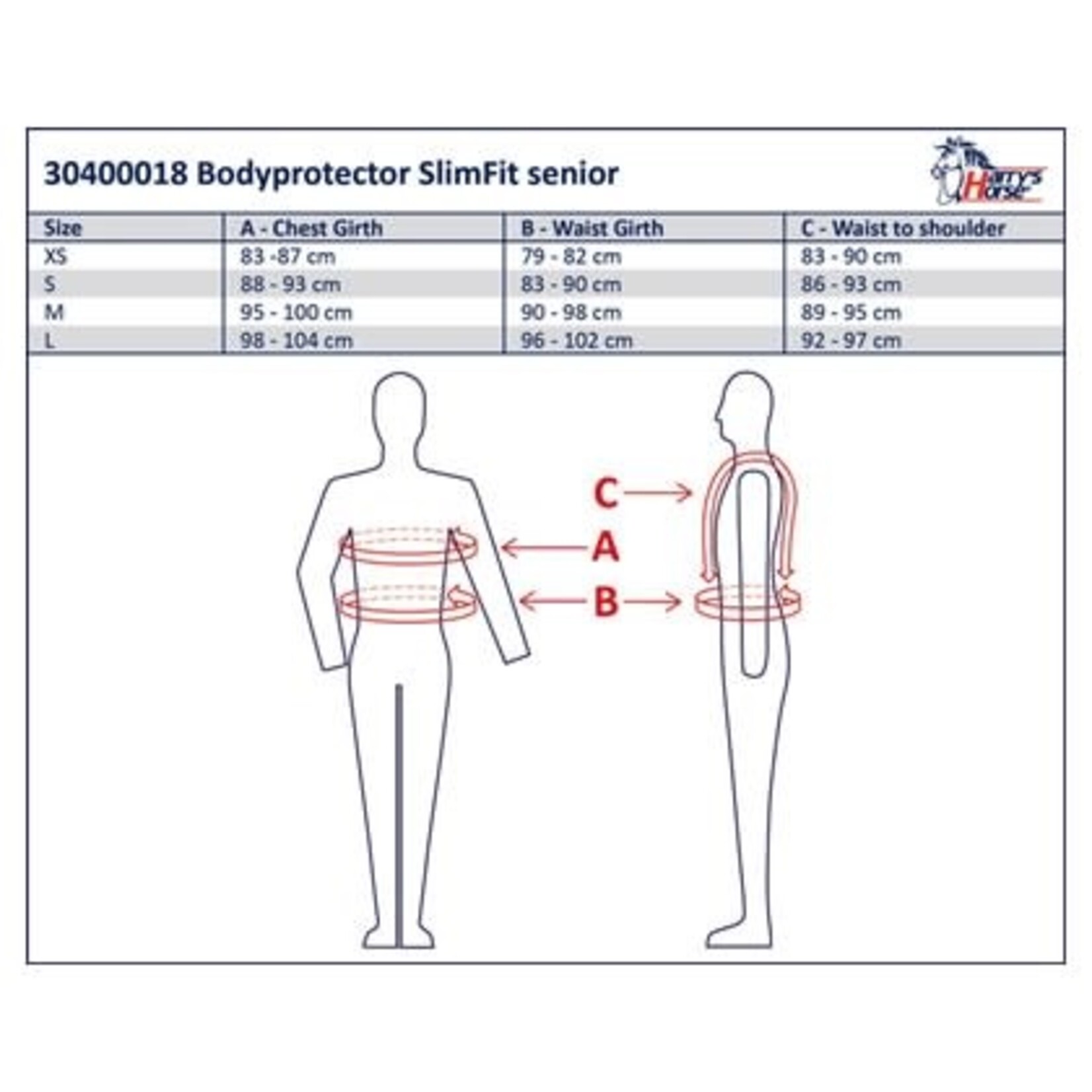 Harry's Horse Harry's Horse bodyprotector Slim Fit Senior