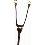 LJ LJ Martingaalvork Chroom Bruin Cob