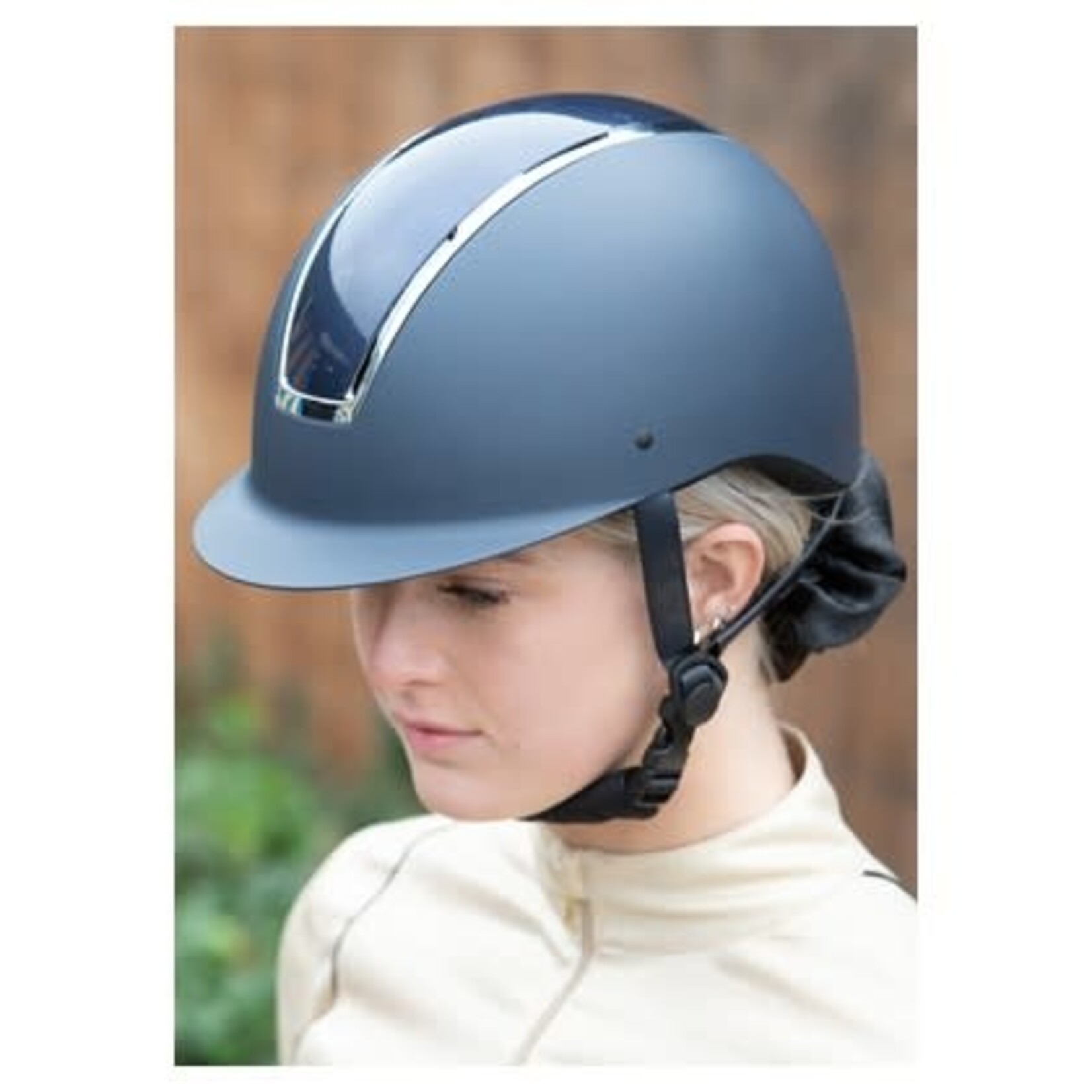 Harry's Horse HH Veiligheidscap Regal Glossy Navy Zilver