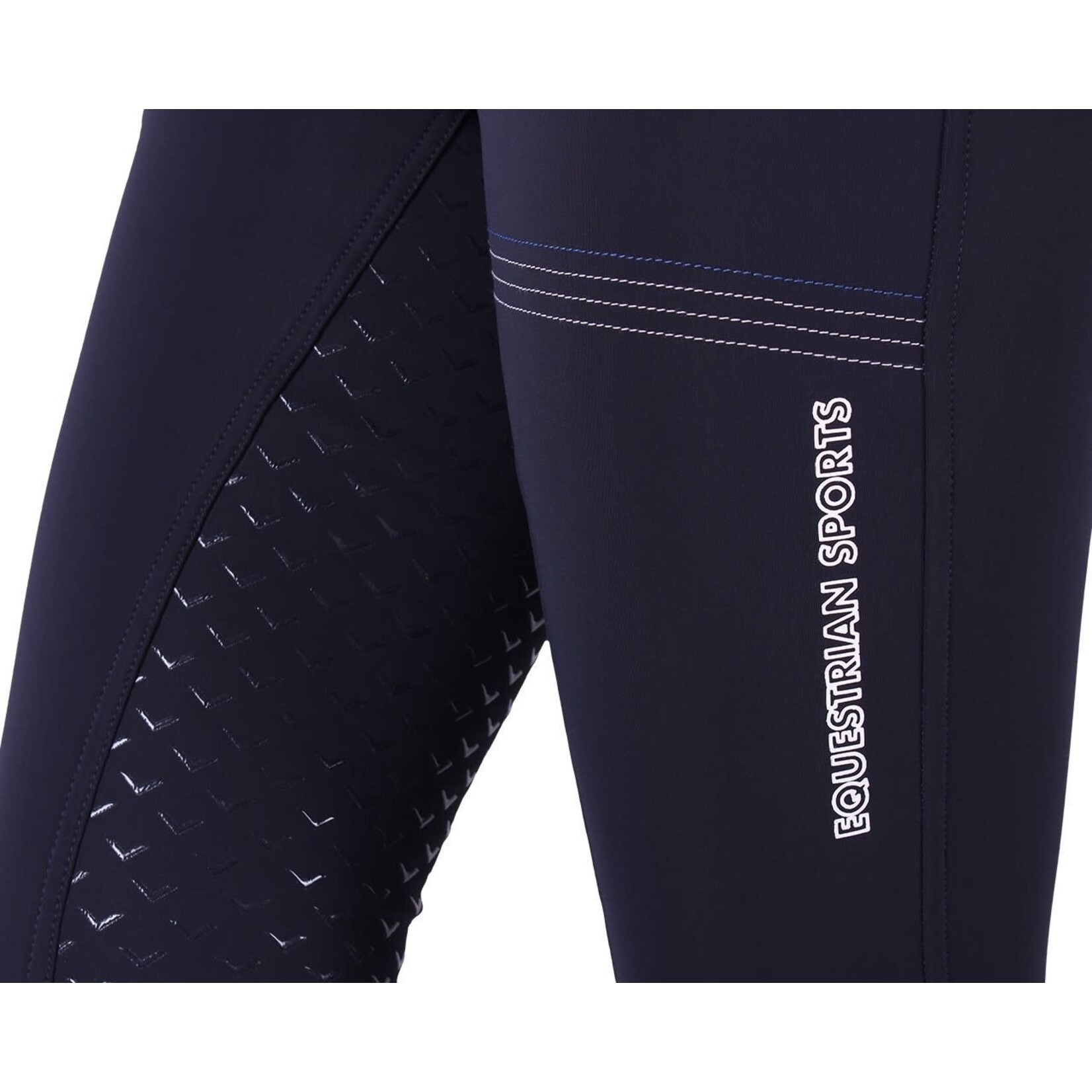 QHP QHP rijbroek softshell emma anti-slip zitvlak navy