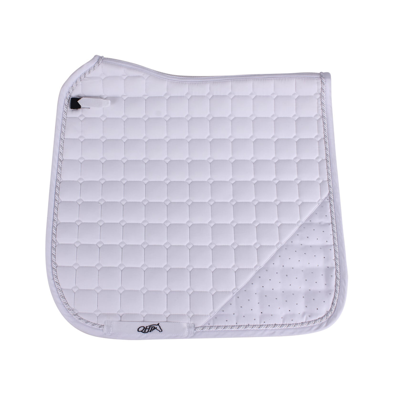 QHP QHP Zadeldek Sparkle wit vz