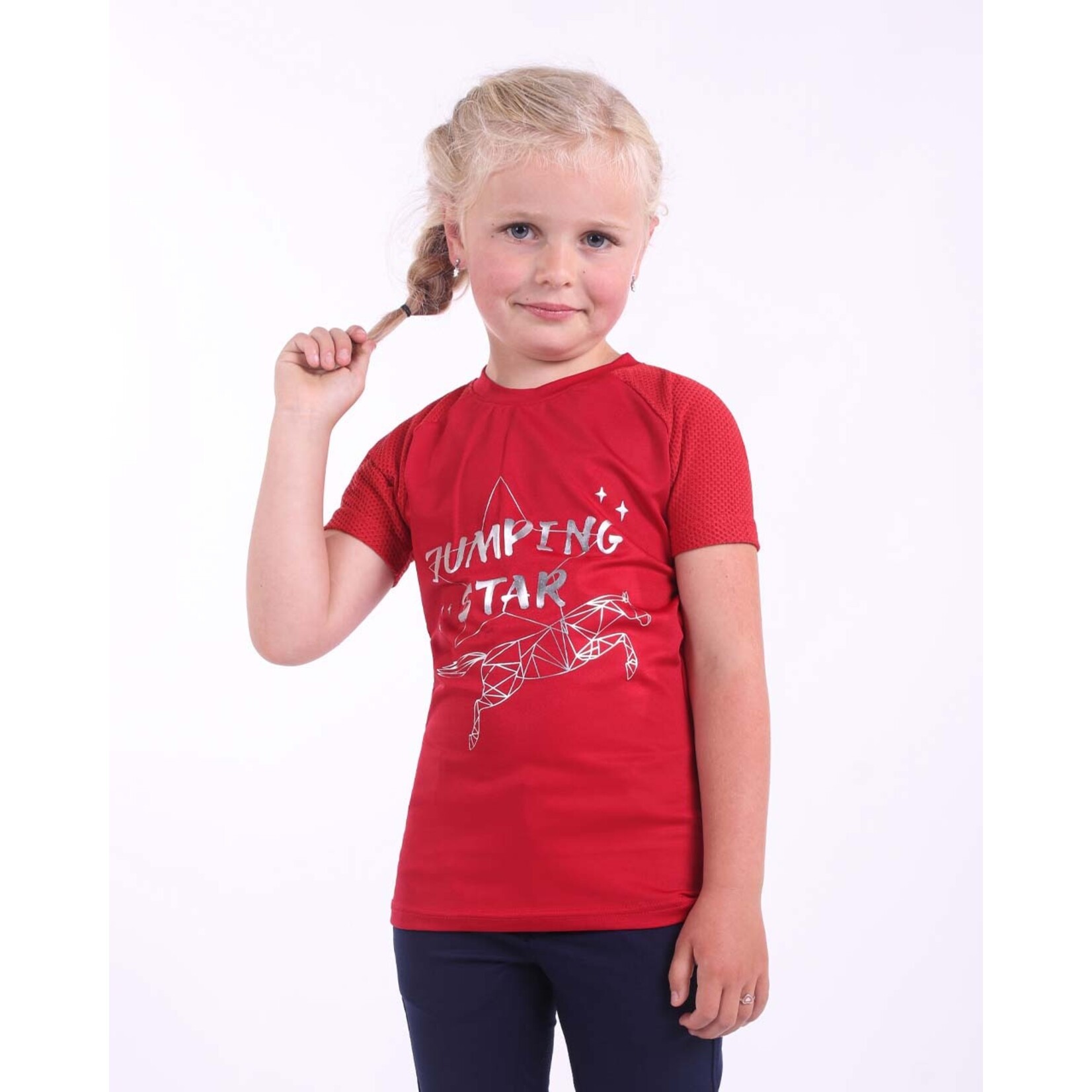 QHP QHP Sportshirt Zora Junior Rood