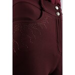 Montar Montar Rijbroek Femka Crystal Highwaist Plum