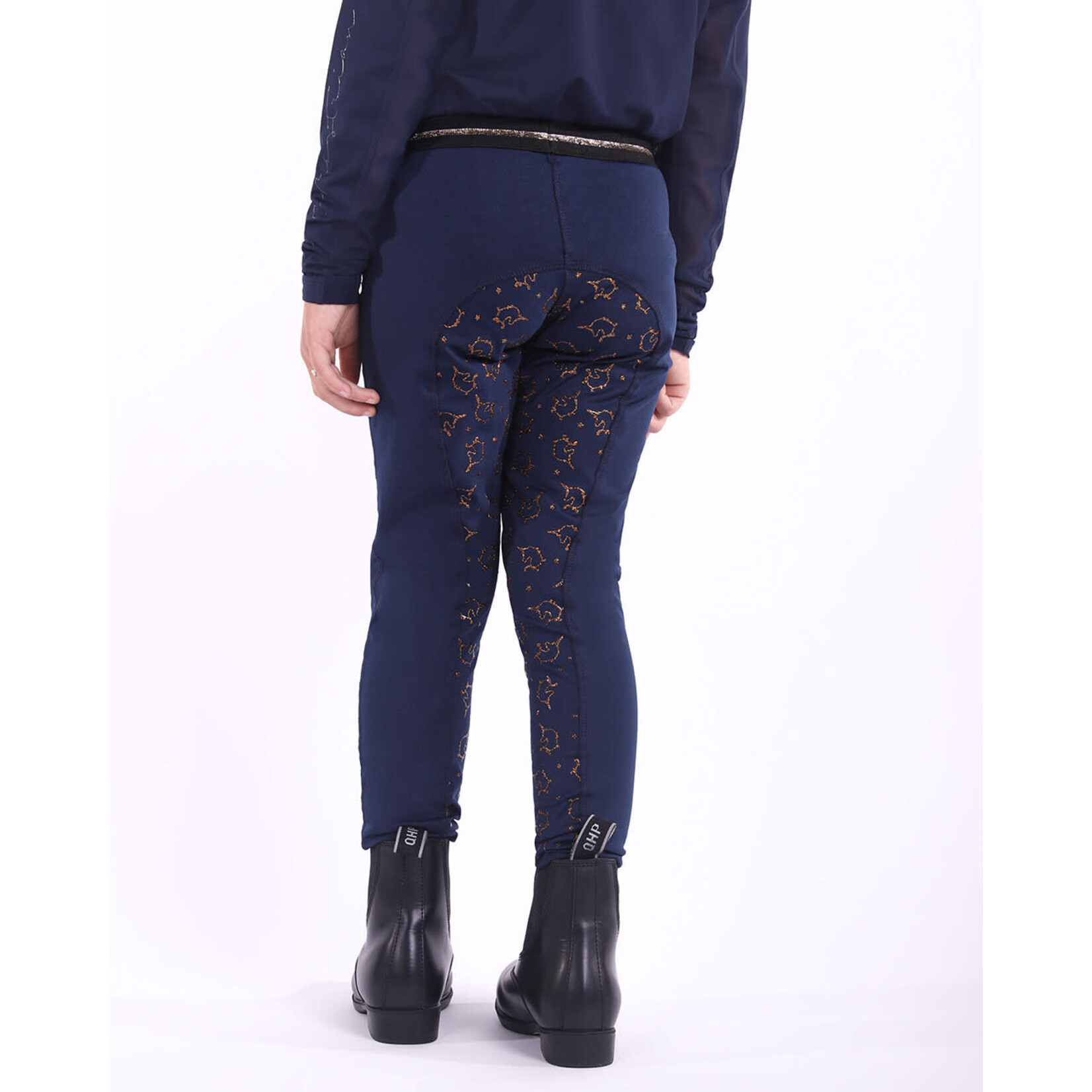 QHP QHP Rijlegging Rosa Junior full grip Navy