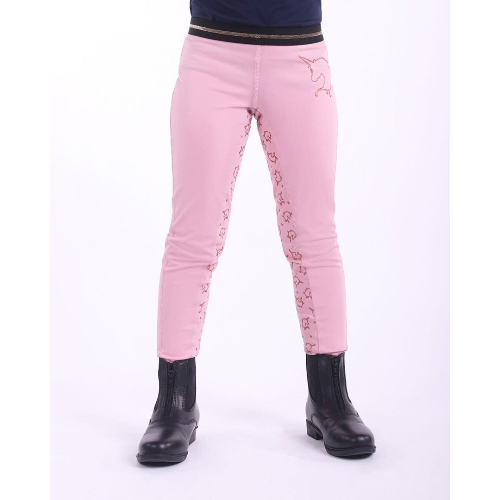 QHP QHP Rijlegging Rosa Junior full grip Powder pink