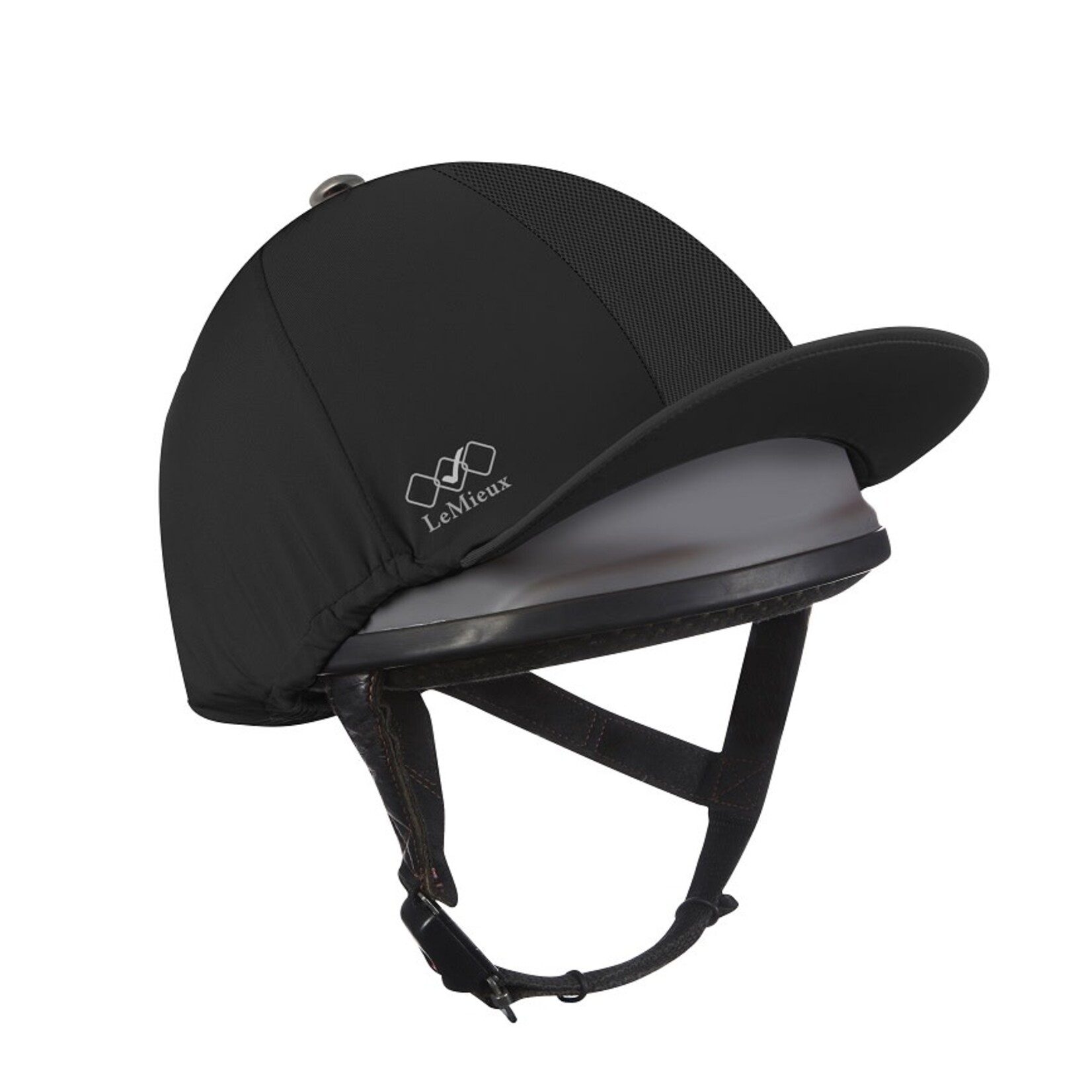 LeMieux LM Pro Mesh Hat Silk Zwart