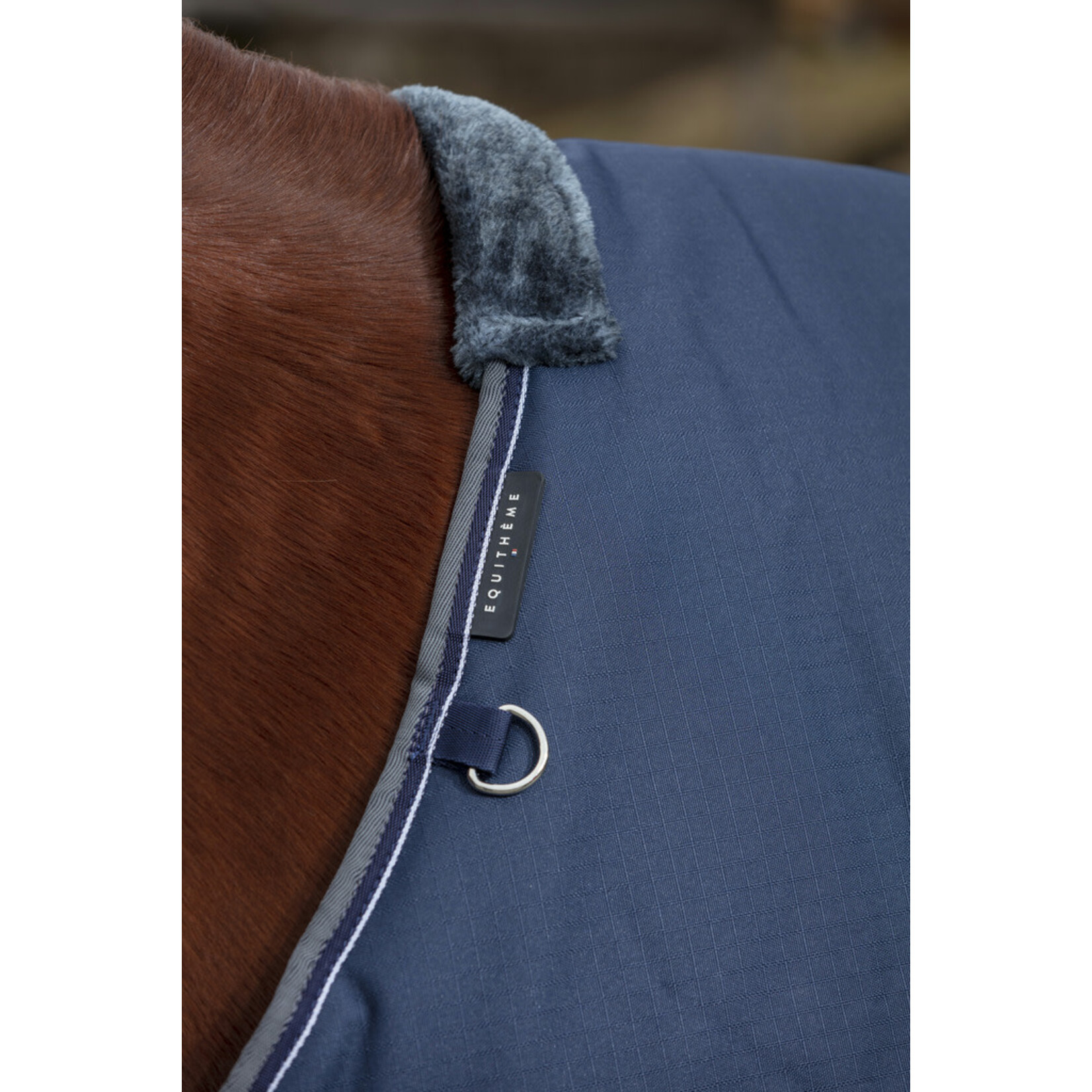 Equithème Equitheme Outdoordeken 0gr Grijs/Blauw