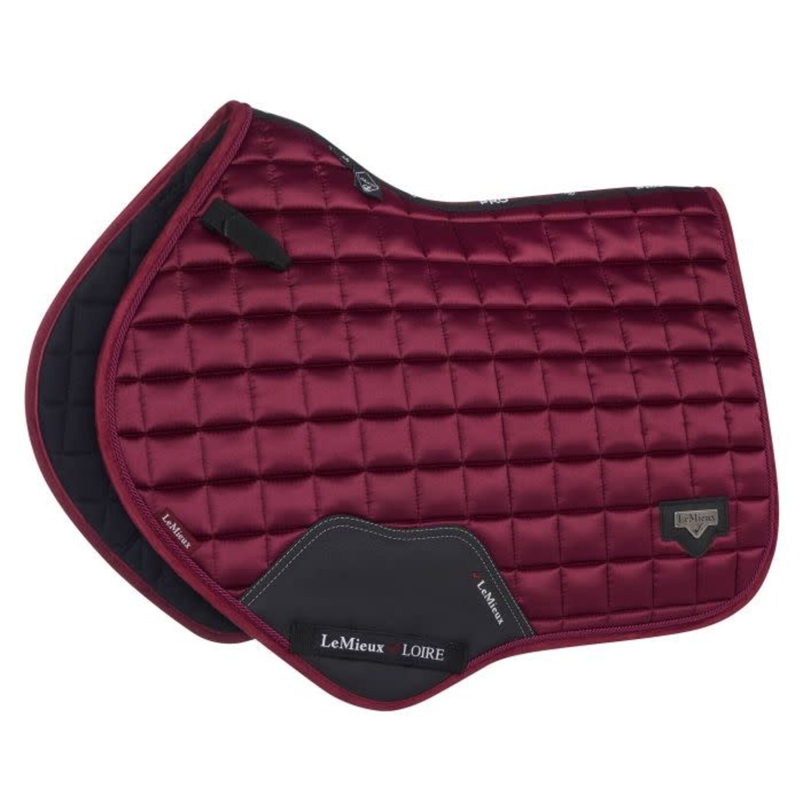 LeMieux LM Zadeldek Loire Classic Satin Square Mulberry