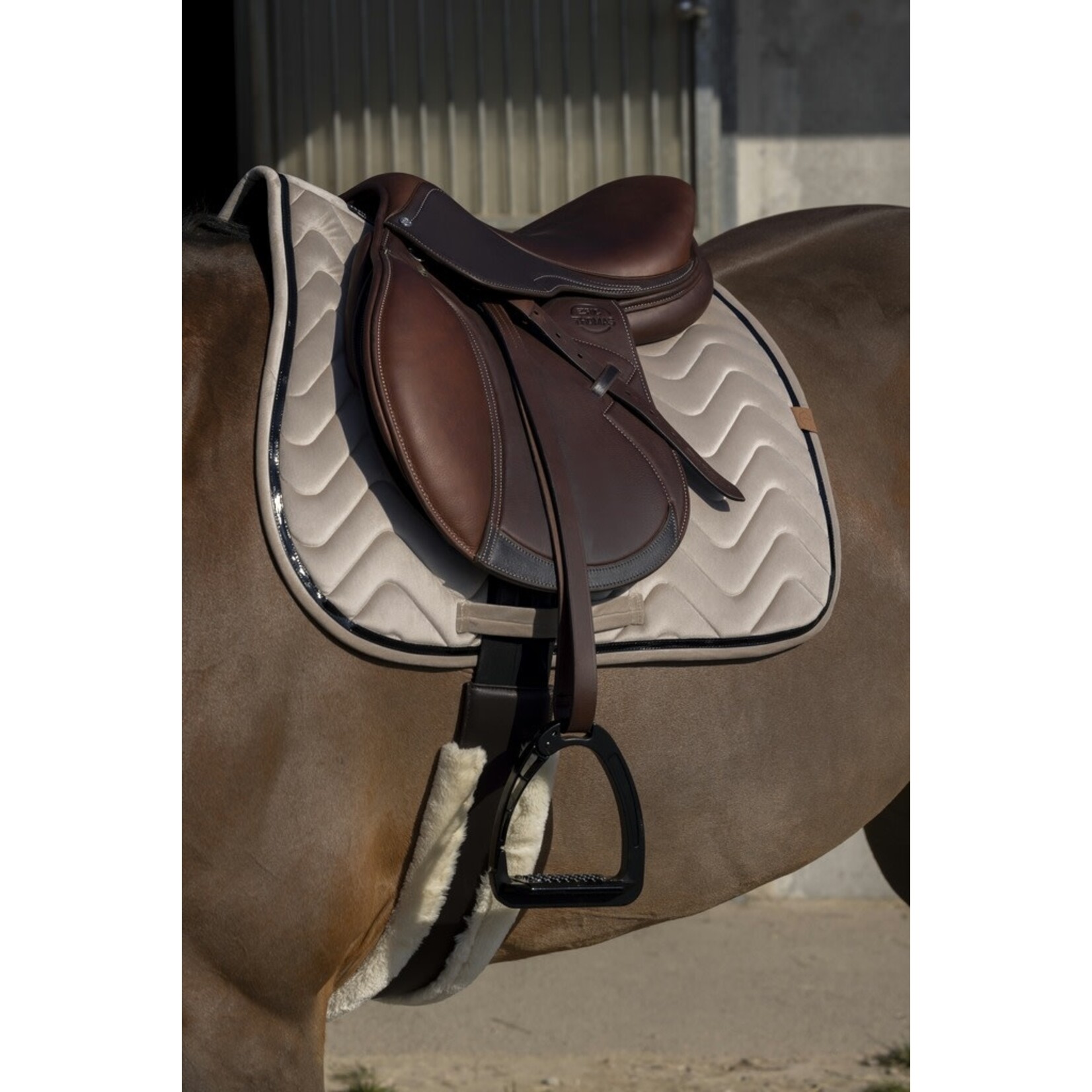 Equithème Equitheme Zadeldoek Glossy Beige