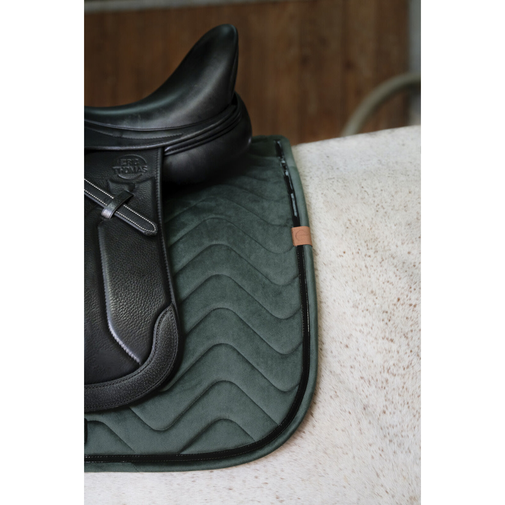 Equithème Equitheme Zadeldoek Glossy Donker Groen