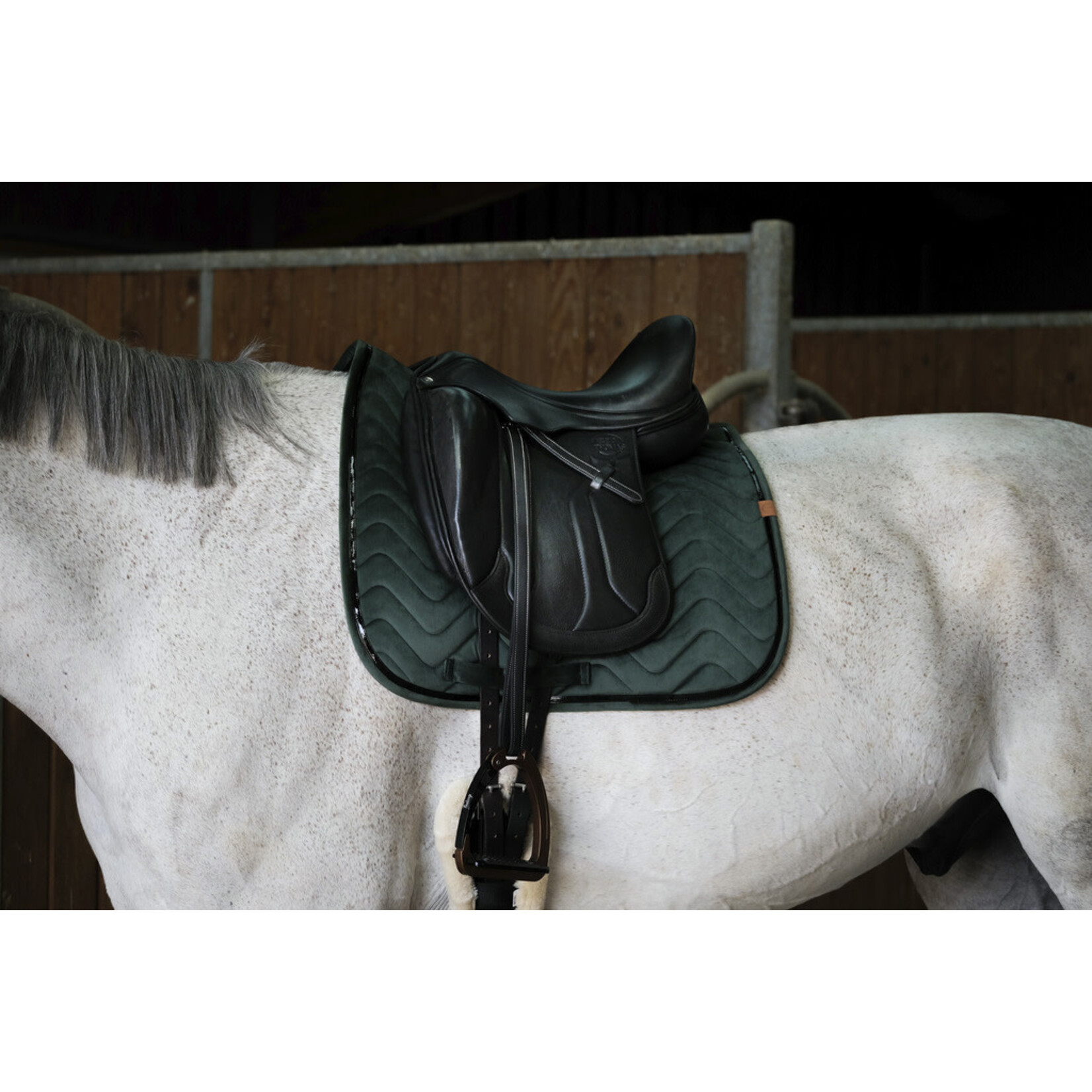 Equithème Equitheme Zadeldoek Glossy Donker Groen