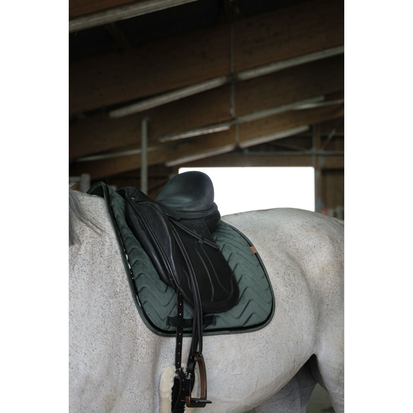 Equithème Equitheme Zadeldoek Glossy Donker Groen