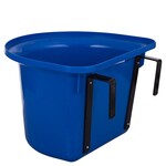 Stubbs BR Voerbak Stubbs plastic halfrond 15ltr Blauw