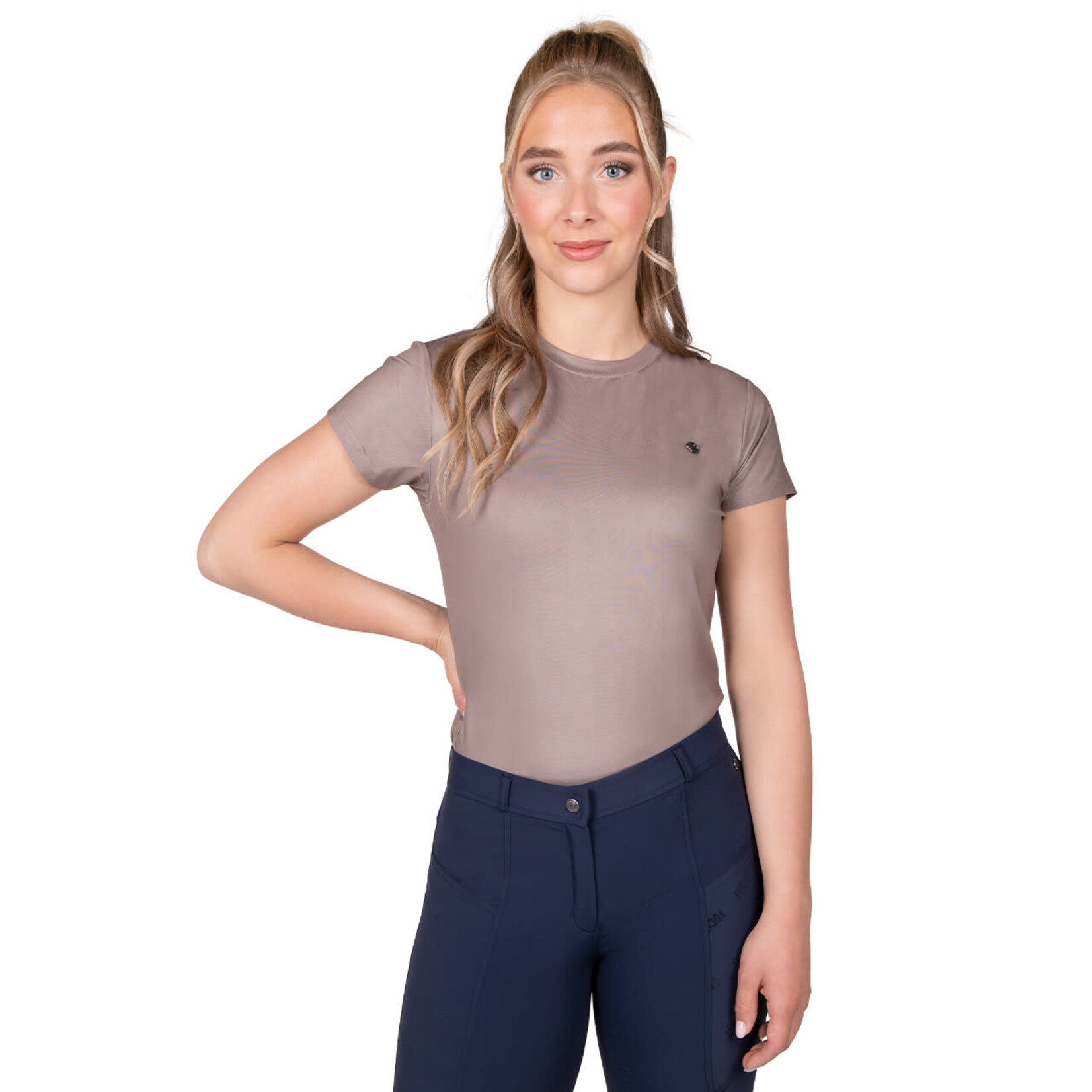 QHP QHP Shirt Focus Taupe