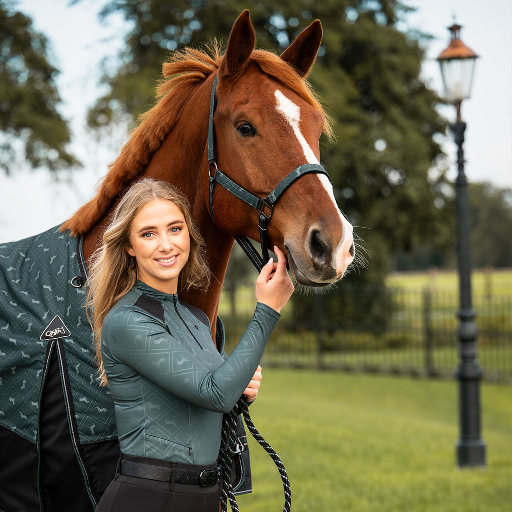 QHP QHP Halsterset met turnout collection