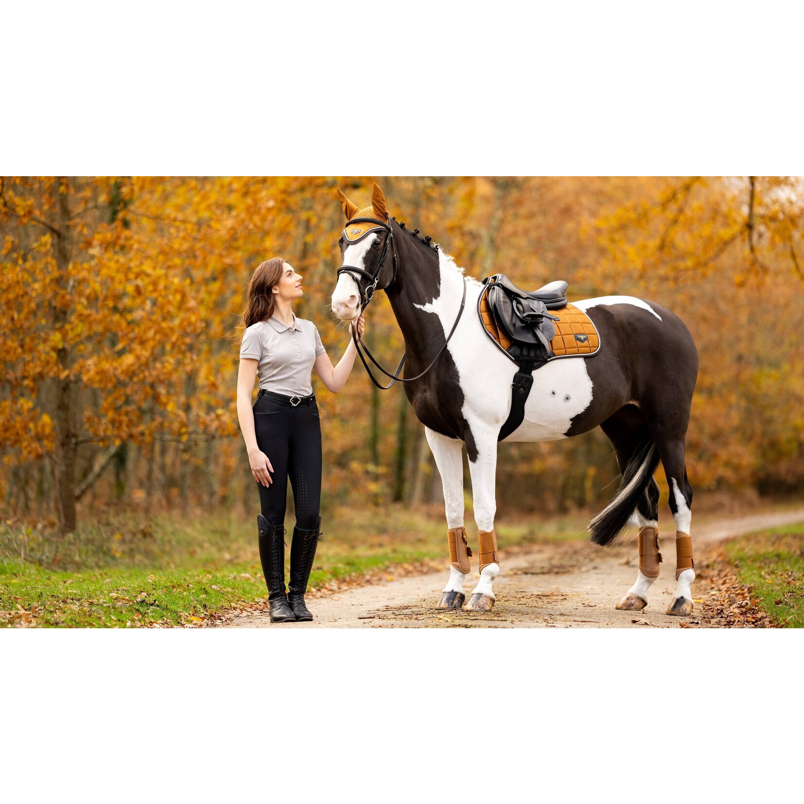 LeMieux LeMieux Zadeldek Loire Classic Square Ginger Full VZ