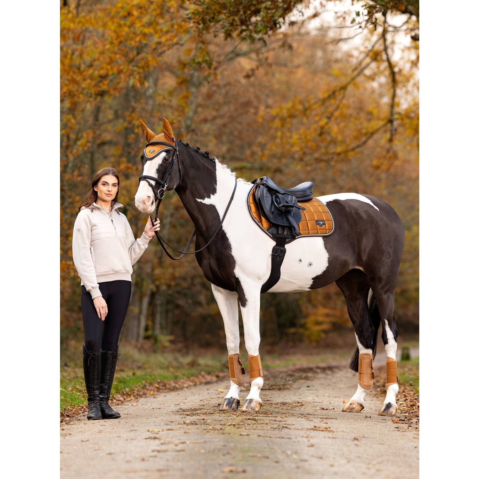 LeMieux LeMieux Zadeldek Loire Classic Square Ginger Full VZ