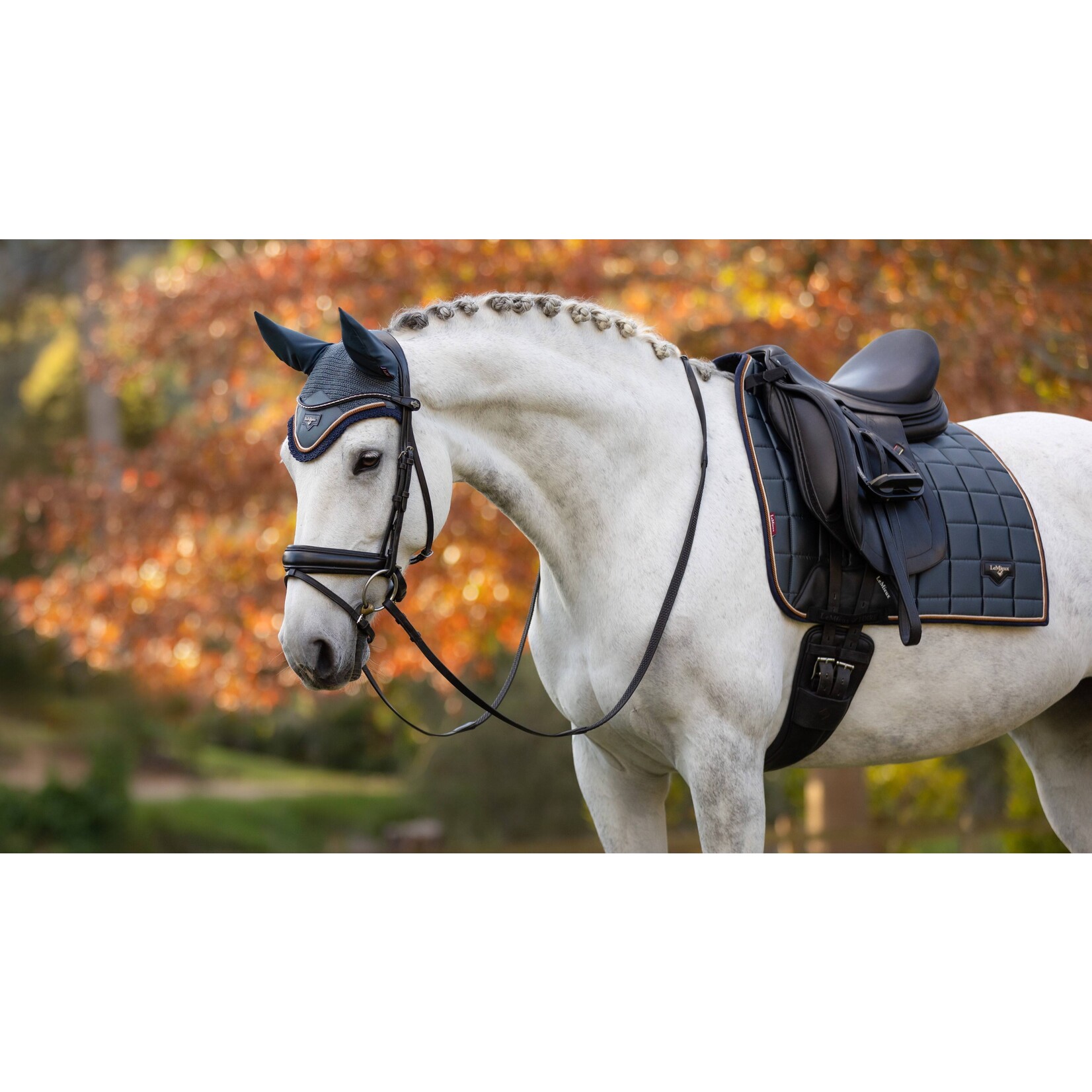 LeMieux LeMieux Zadeldek Loire Classic Square Petrol Full Dr