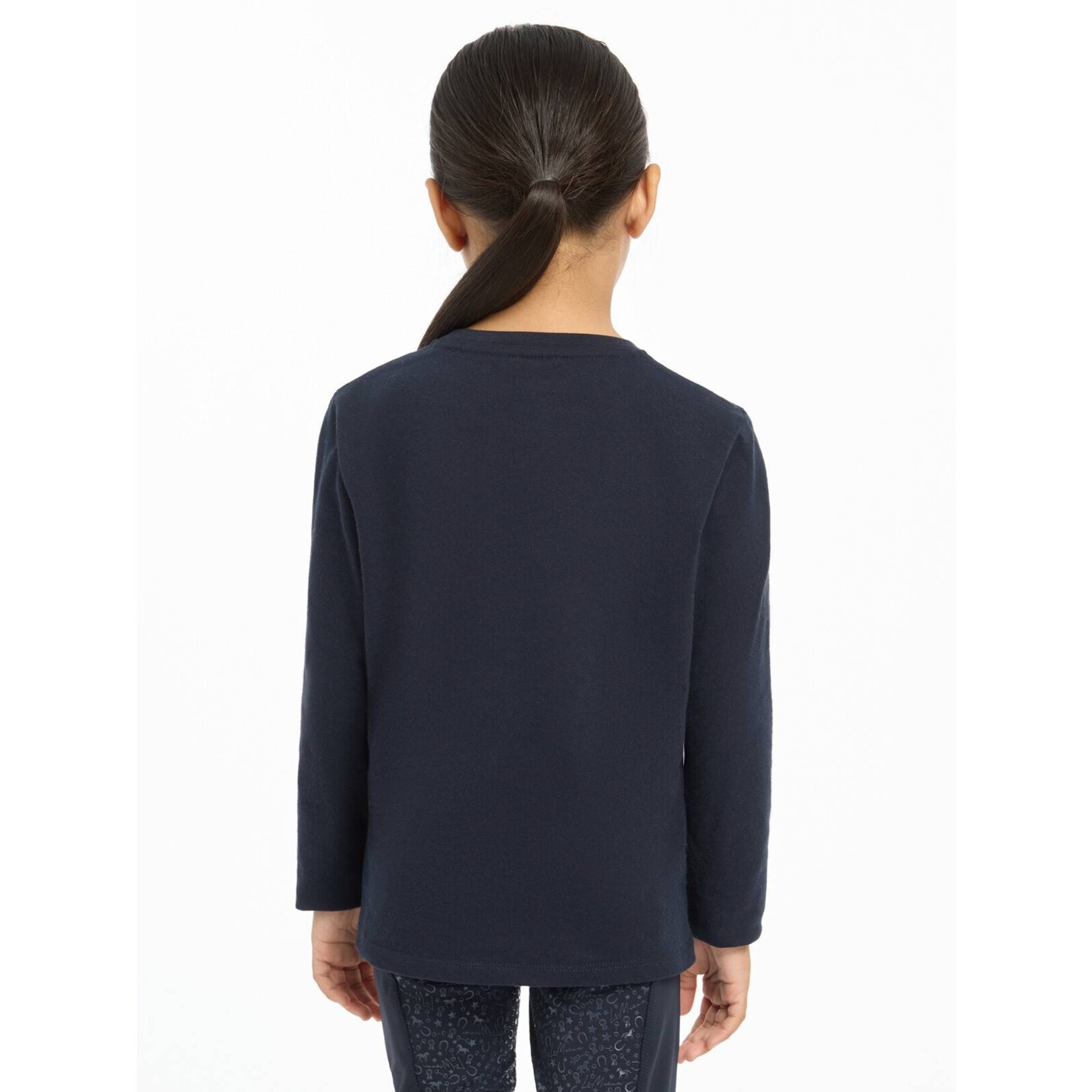 LeMieux LeMieux Mini Long Sleeve Top Jessie Navy