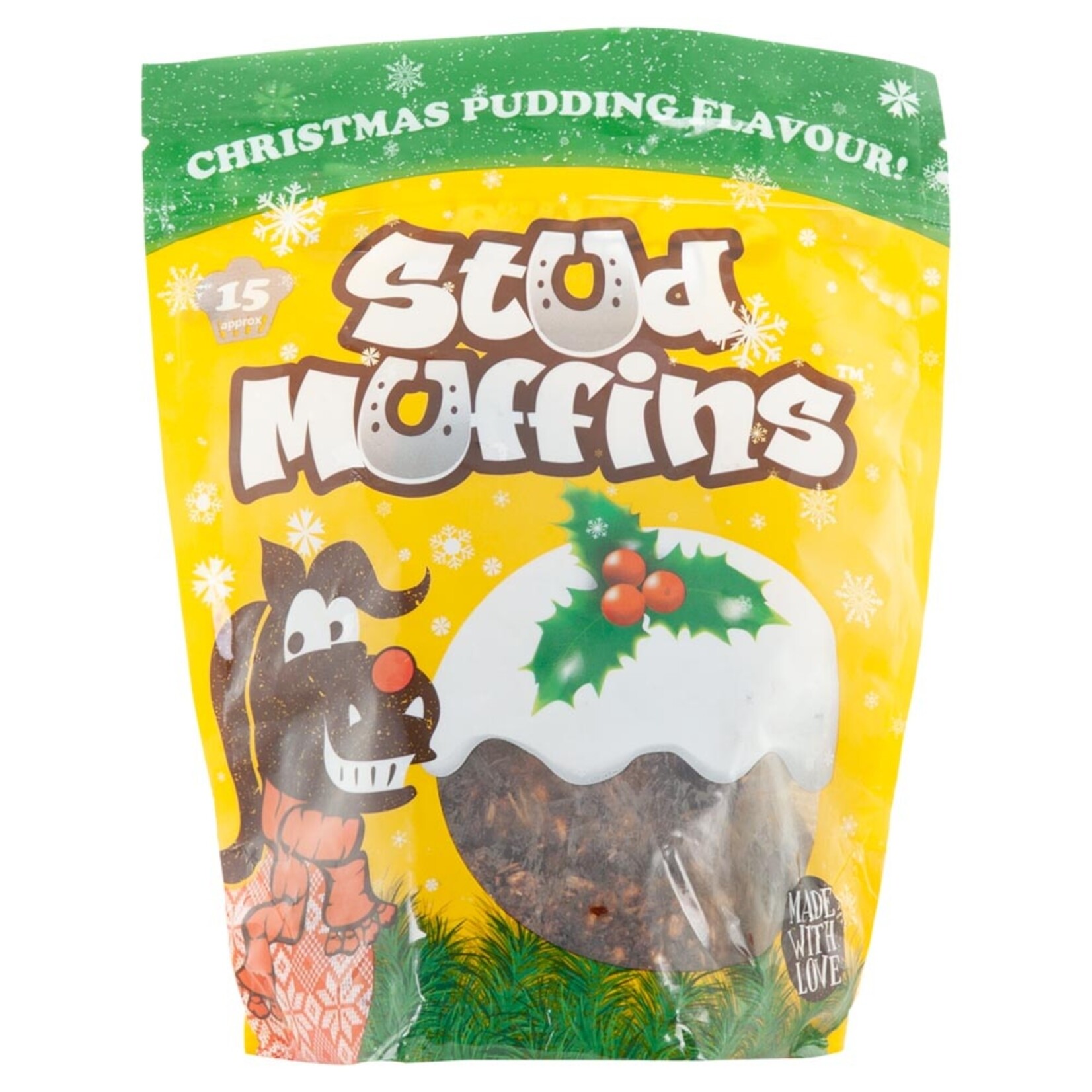 Stud Muffins Kerstmis pudding smaak
