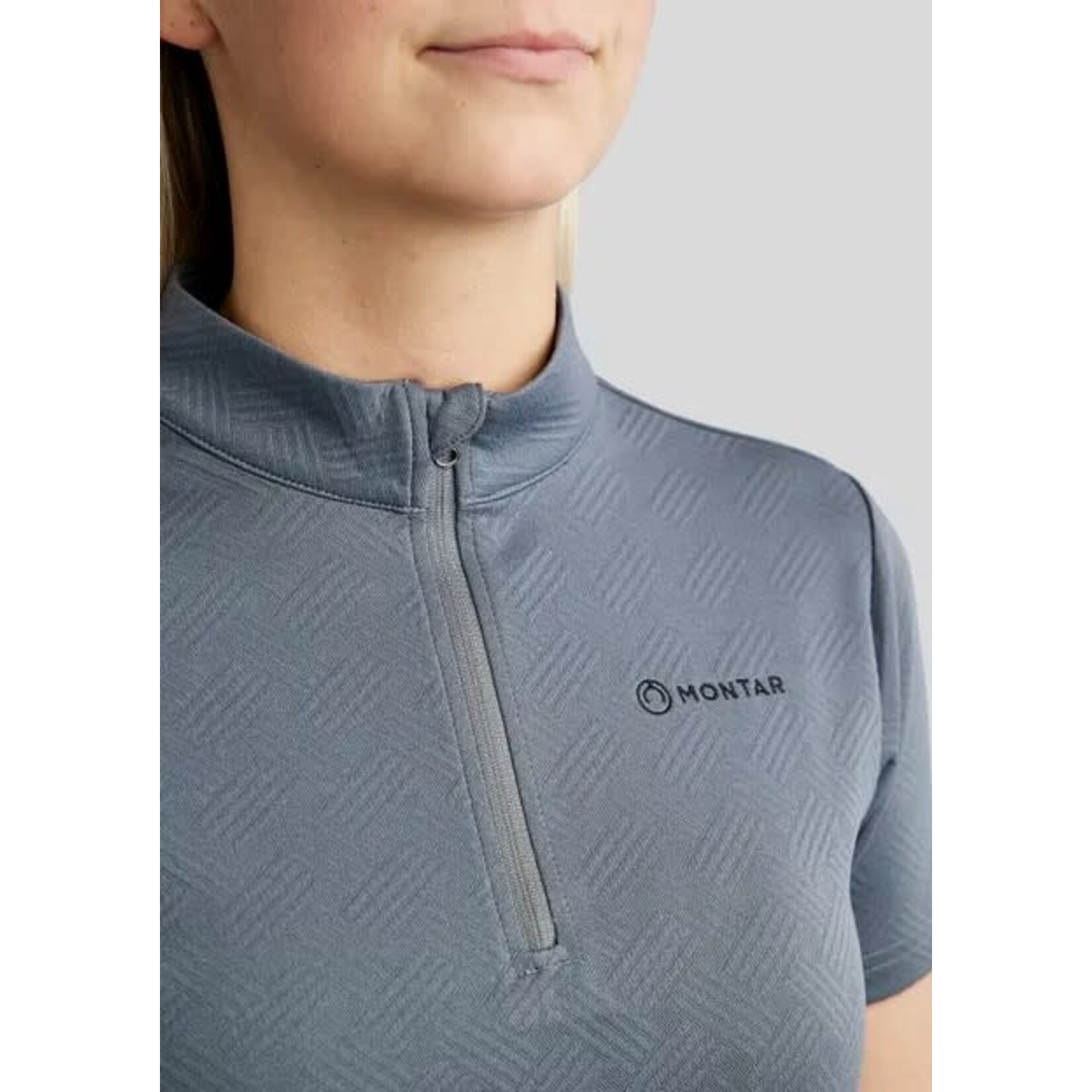 Montar Montar Trainingsshirt Jacquard Dark Slate