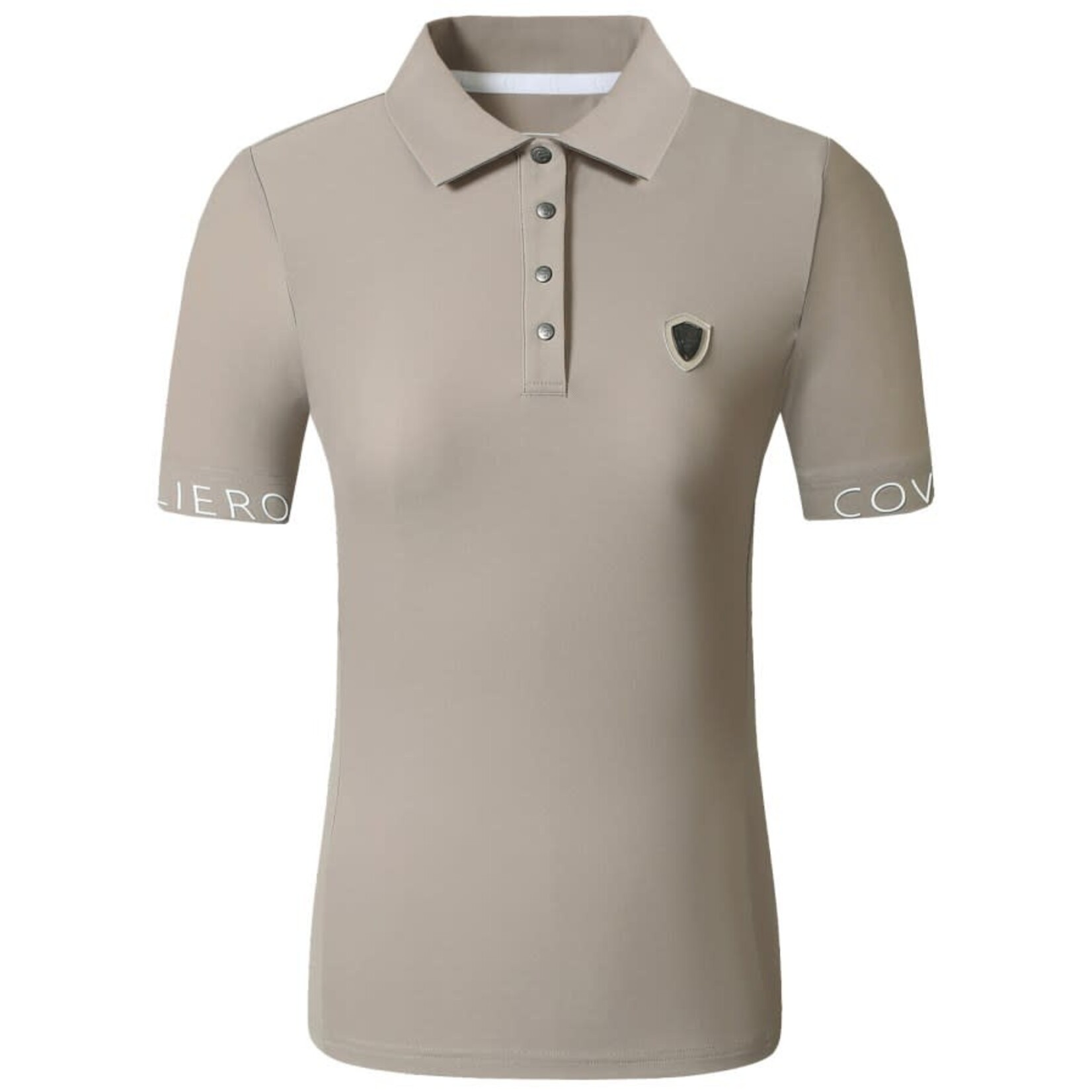 Covalliero Covalliero Poloshirt Dames V/Z  Beige