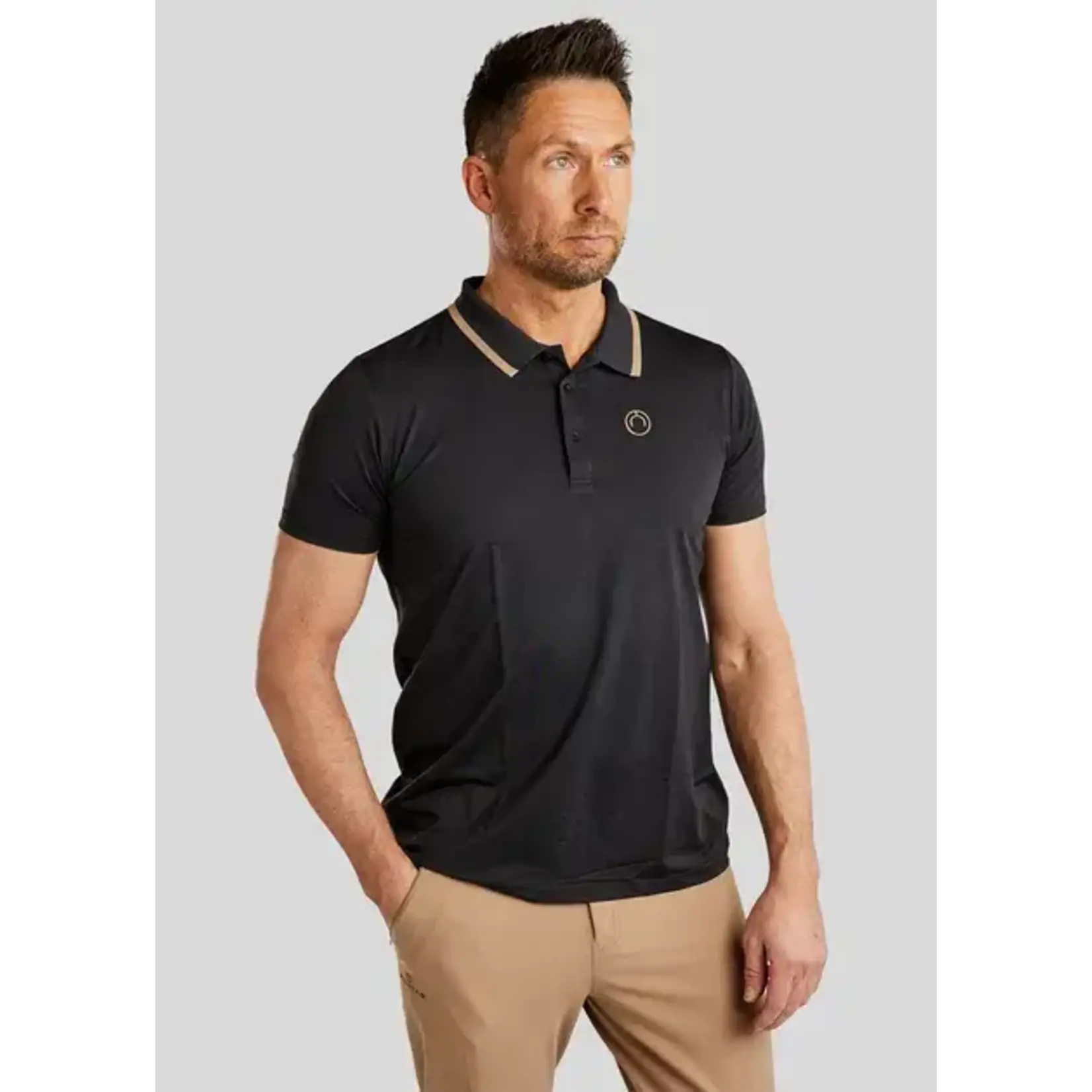Montar Montar Drake Shortsleeved Polo Men - Black
