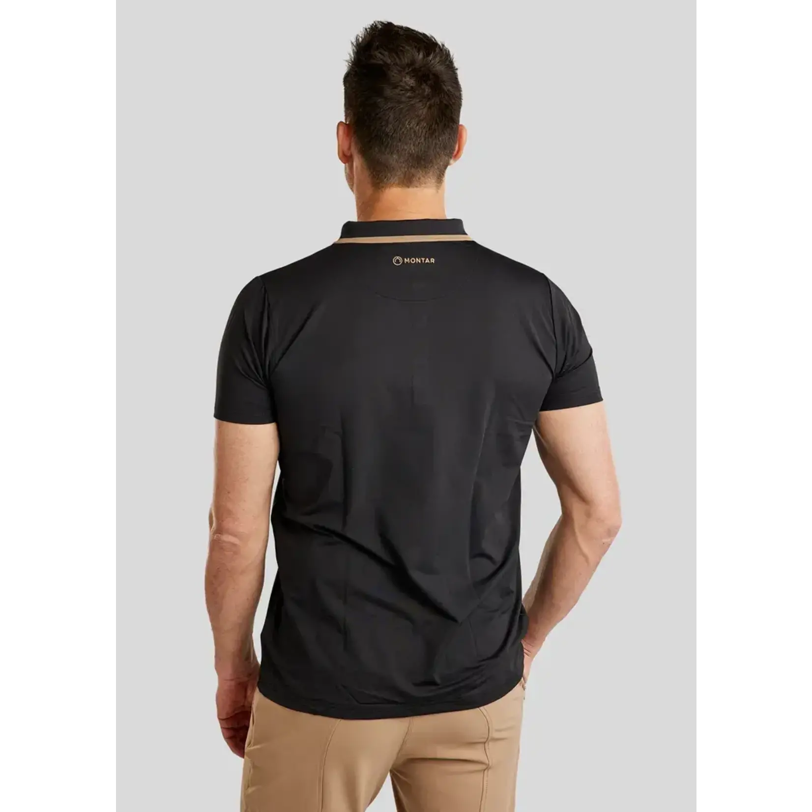Montar Montar Drake Shortsleeved Polo Men - Black