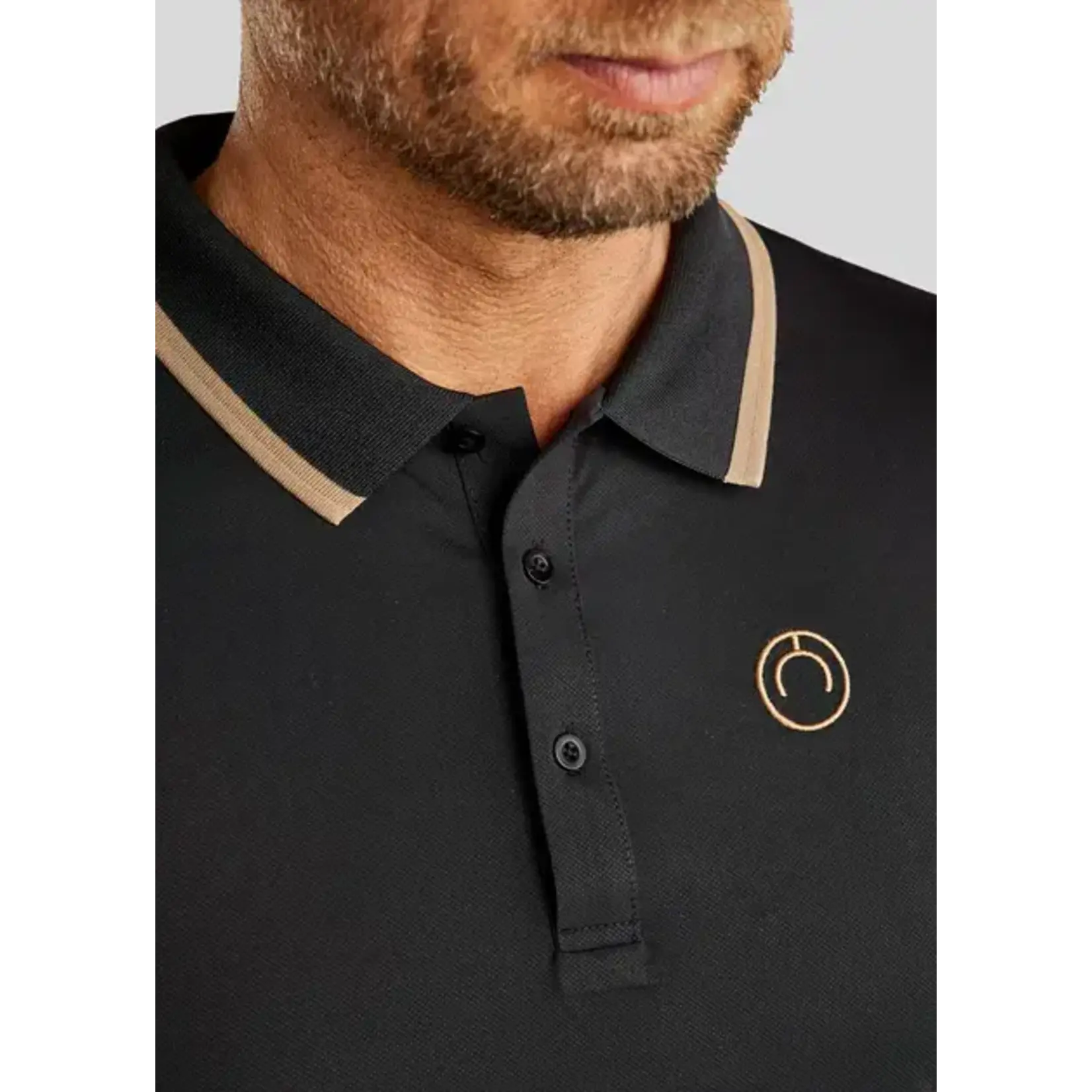 Montar Montar Drake Shortsleeved Polo Men - Black