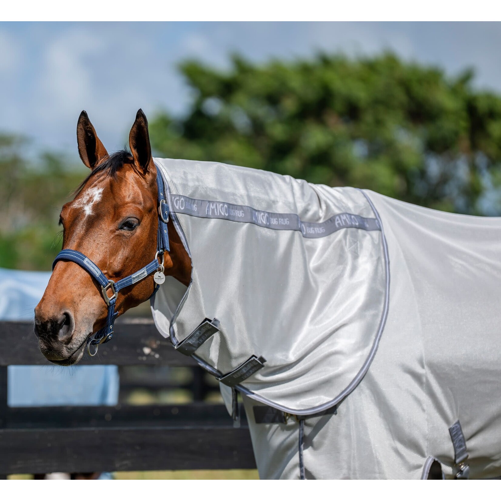 Horseware Horseware Amigo Bug Rug Zilver/Titanium